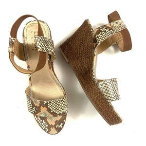 LUCCA LANE Leather Ankle Espadrilles